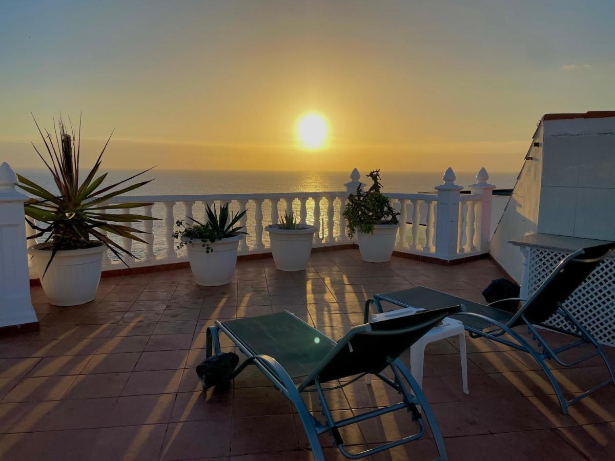 1St Line Sea View & Rooftop - Arena Puerto de Santiago  Exterior foto